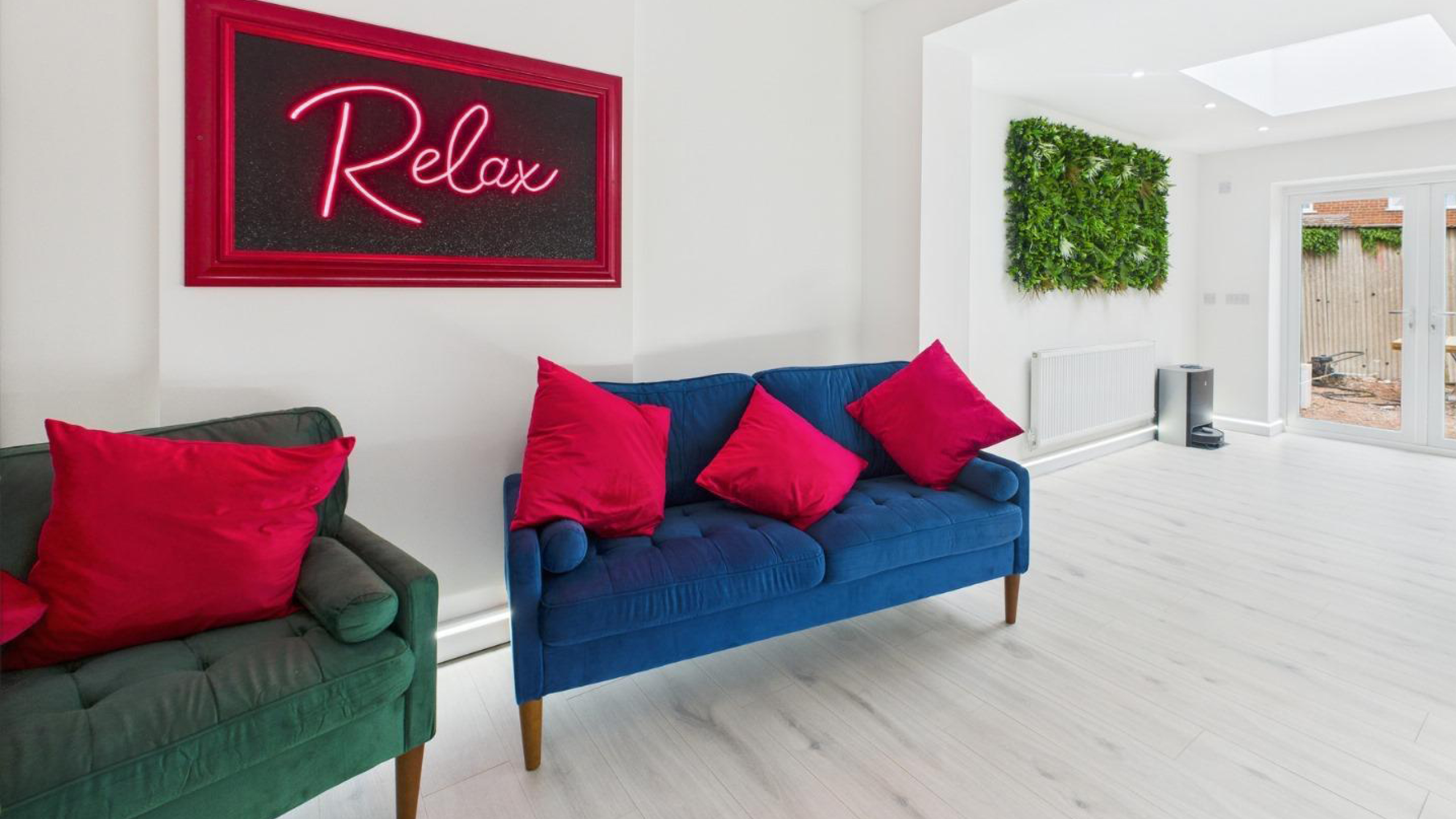 Key in lock of open door